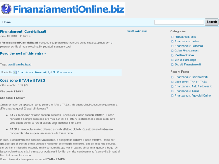 www.finanziamentionline.biz