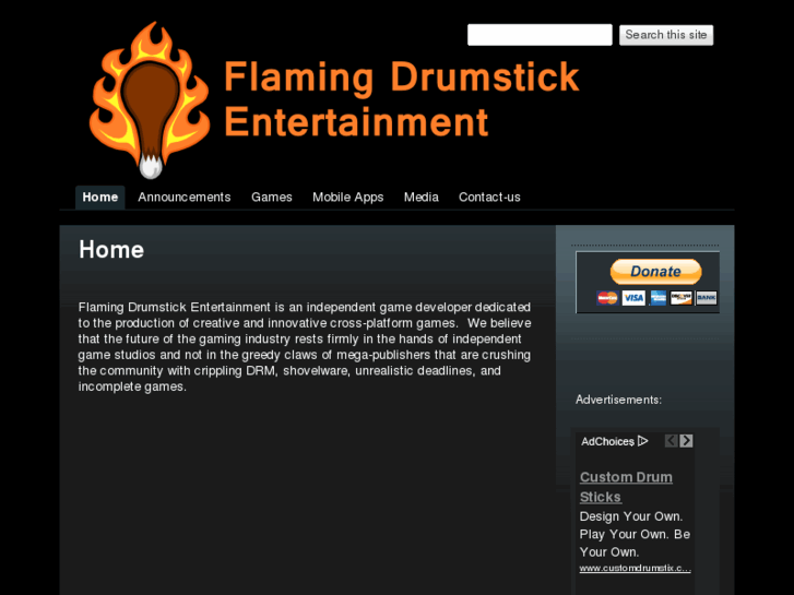 www.flamingdrumstick.com