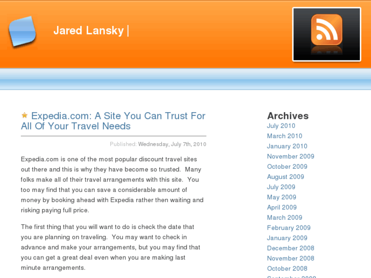 www.jaredlansky.info