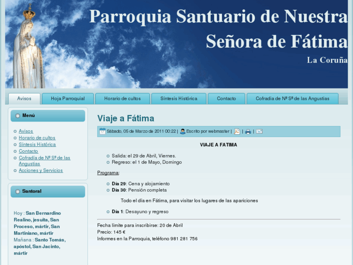 www.parroquiadefatima.es