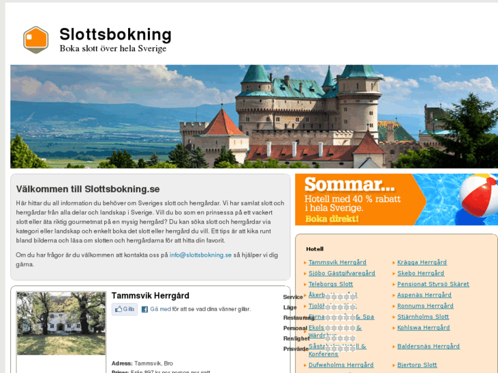 www.slottsbokning.se