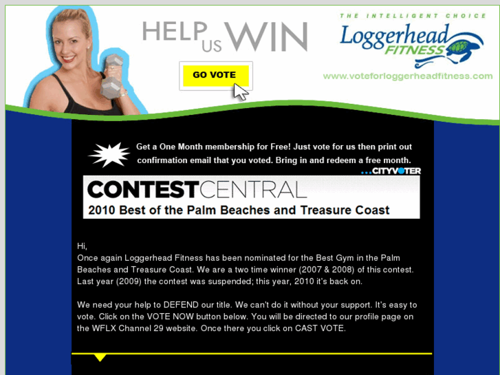 www.voteforloggerheadfitness.com