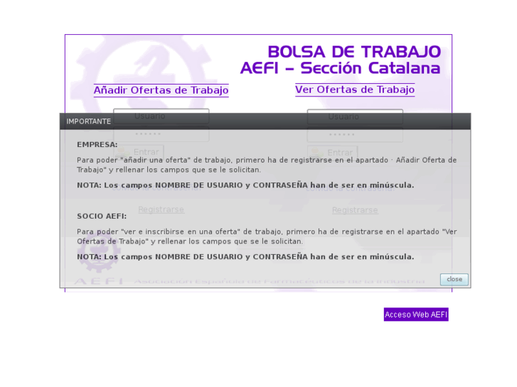 www.aefibolsadetrabajo.org