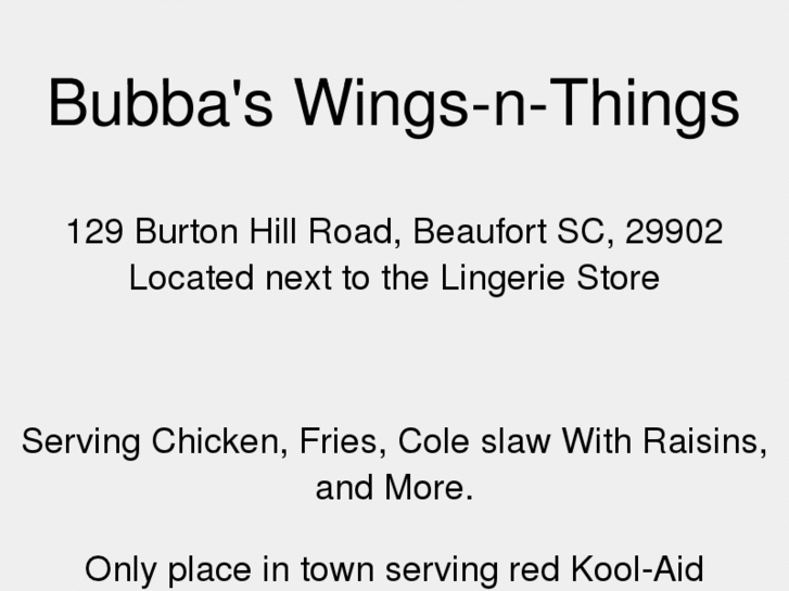 www.bubbaswingsnthings.com