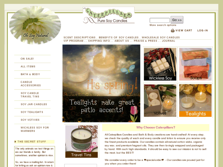 www.caterpillarscandles.com