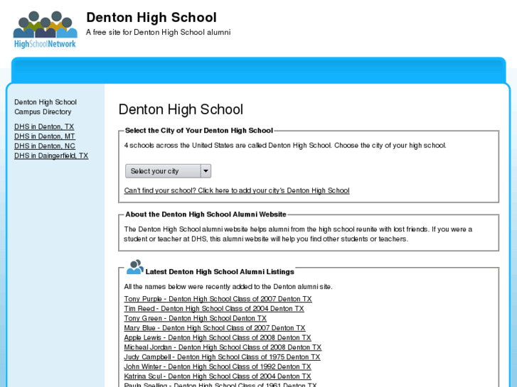 www.dentonhighschool.net