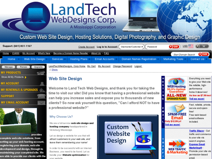 www.landtechhosting.com