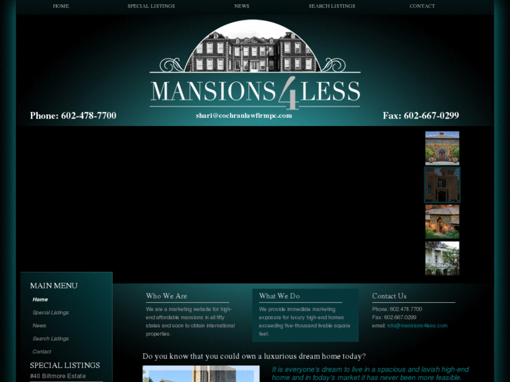 www.mansions4less.com