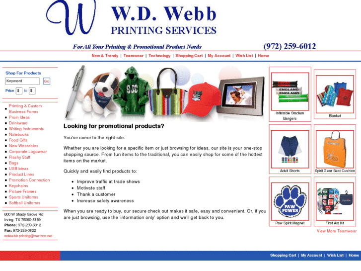 www.wdwebbprintingservices.com