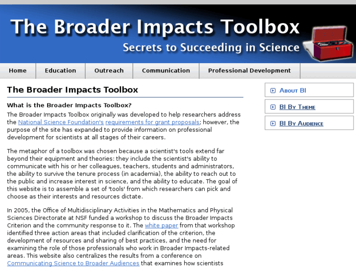 www.broaderimpacts.info