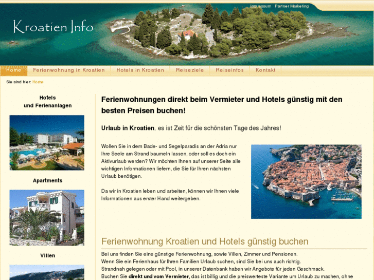 www.ferienwohnung-hotels-kroatien.de