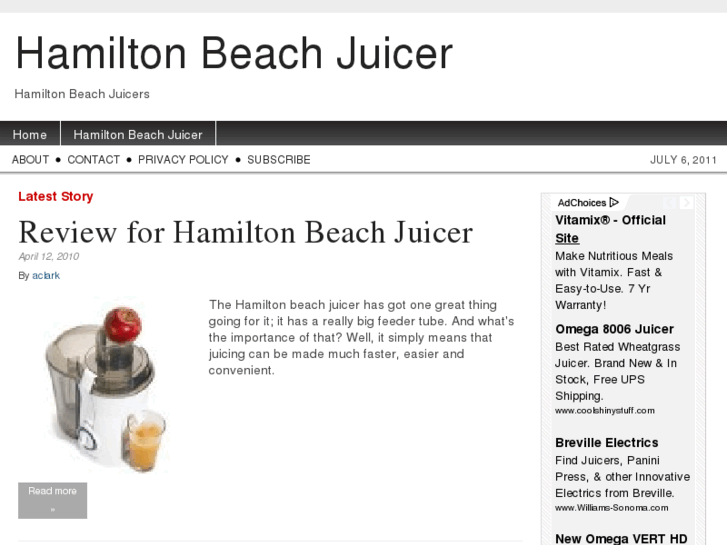 www.hamiltonbeachjuicer.net