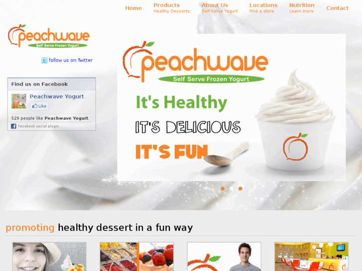 www.peachwaveyogurt.com