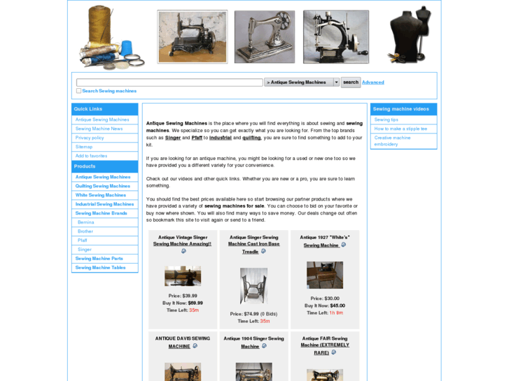 www.antique-sewing-machines.net