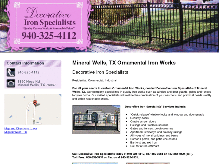 www.decorativeironspecialists.com