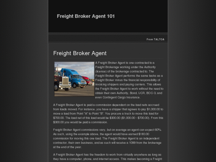 www.freightbrokeragent101.com