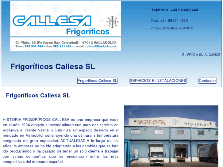 www.frigorificoscallesa.es