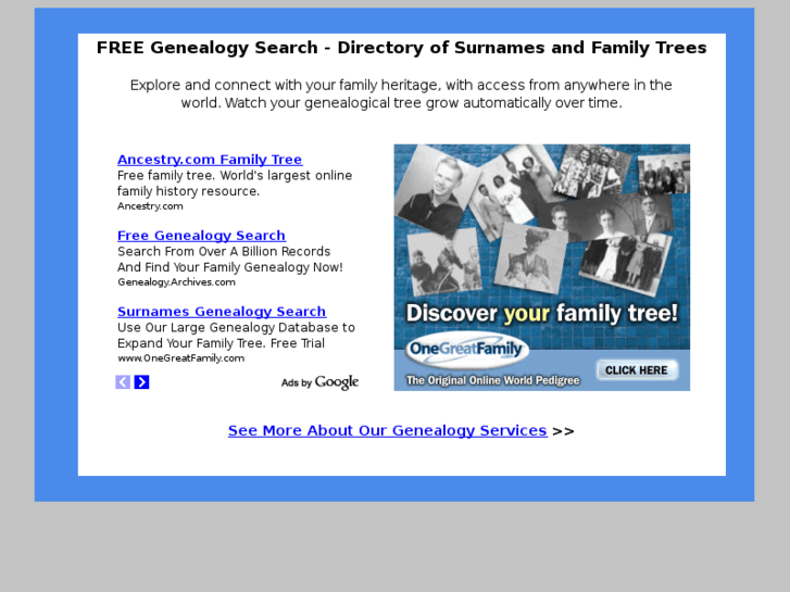 www.genealogydirectory.net