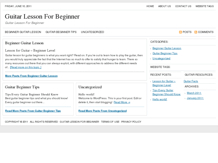 www.guitarlessonforbeginner.net
