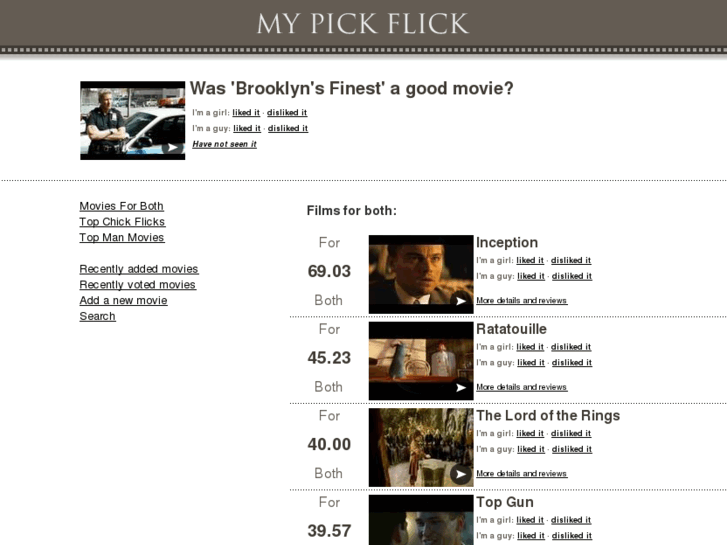 www.mypickflick.com