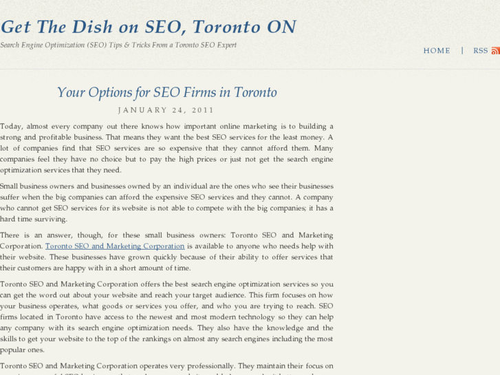 www.seotoronto.biz