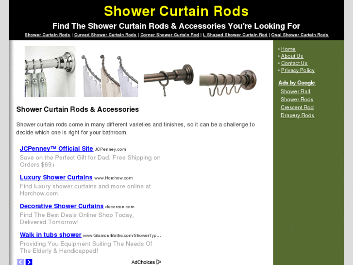 www.showercurtainrodschoice.com