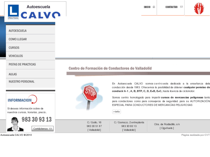 www.autoescuelacalvo.com