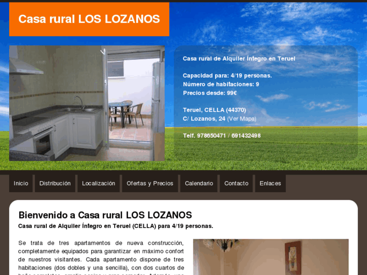 www.casaloslozanos.es