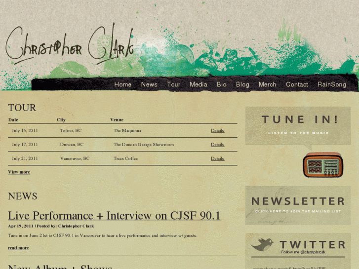 www.christopherclarkmusic.com