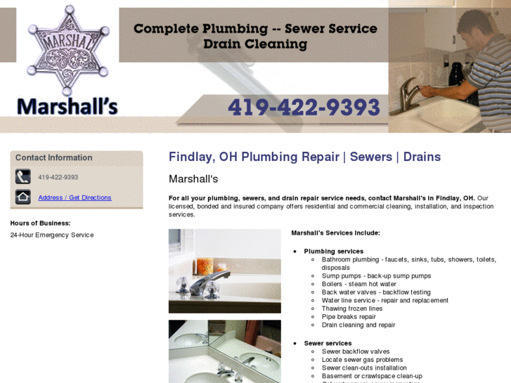 www.marshallsplumbinganddrain.com