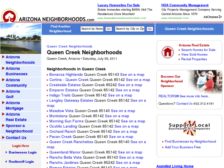 www.queencreekneighborhoods.com