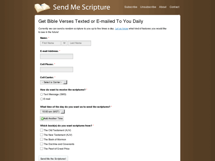 www.sendmescripture.com