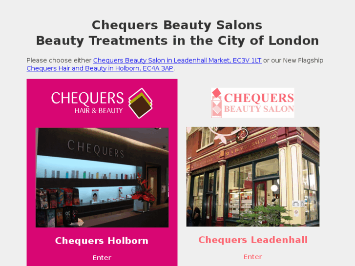 www.chequersbeauty.net