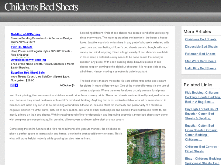 www.childrensbedsheets.org