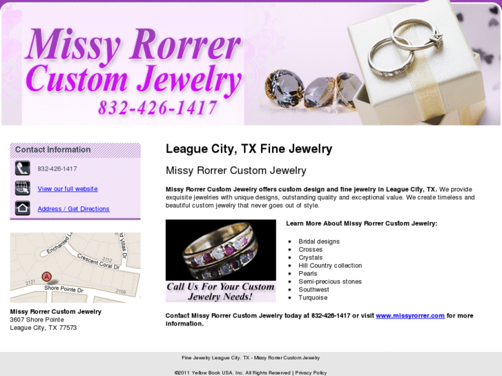 www.clearlakecustomjewelry.com