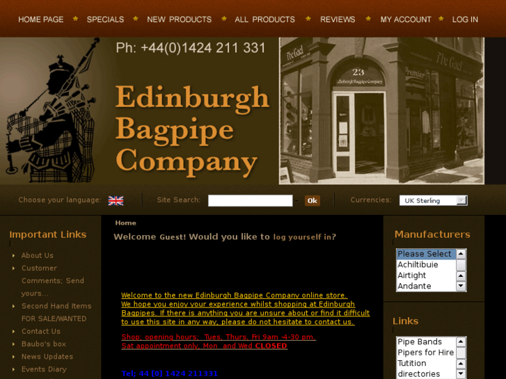 www.edinburghbagpipes.co.uk