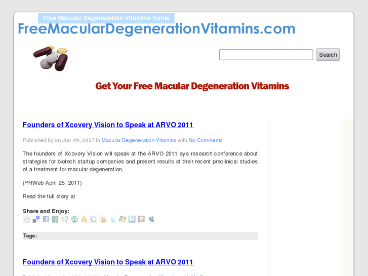 www.freemaculardegenerationvitamins.com