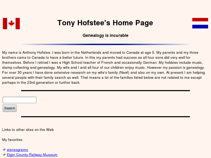 www.hofsteegenealogy.com