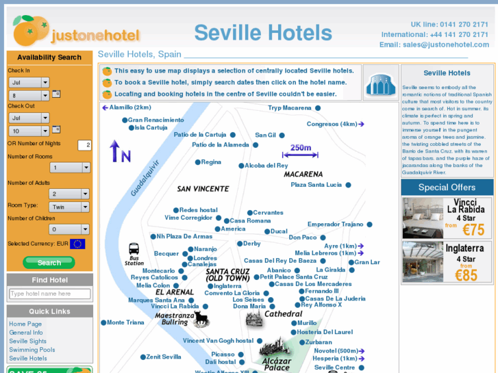 www.hotels-in-seville.co.uk