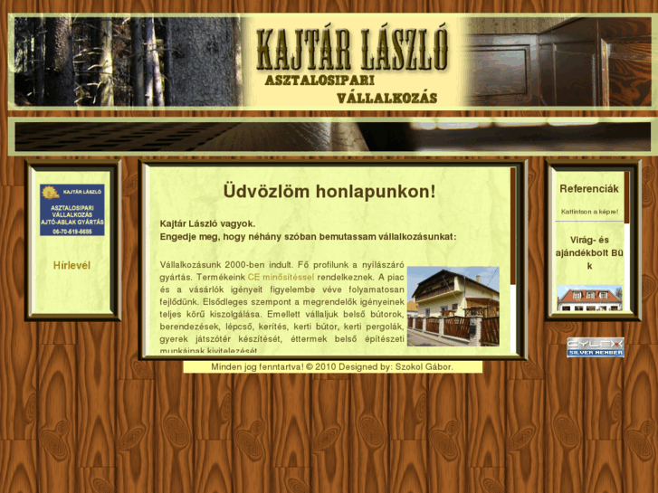 www.kajtar-asztalos.info