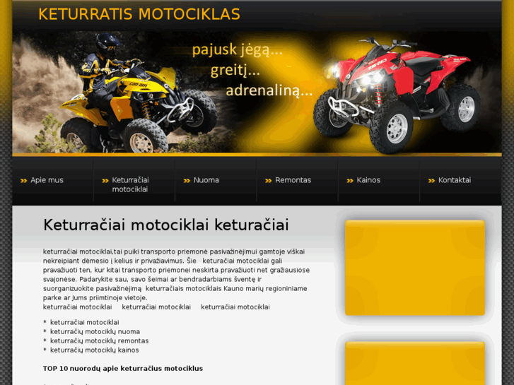 www.keturraciai-motociklai.lt