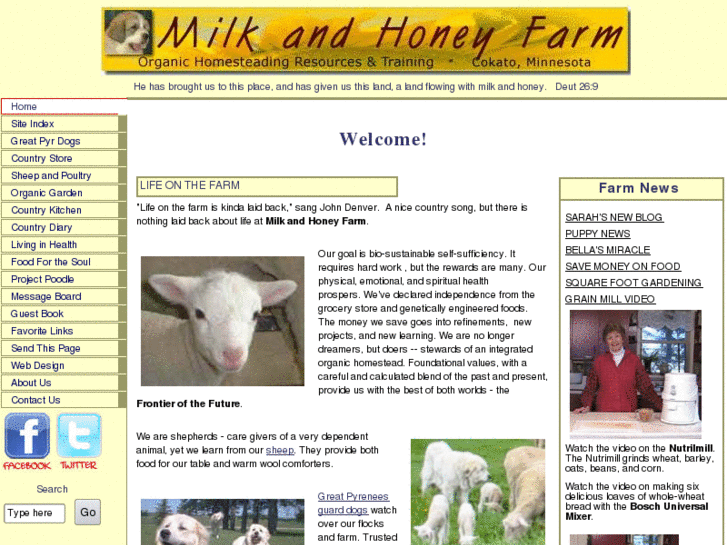 www.milkandhoneyfarm.com