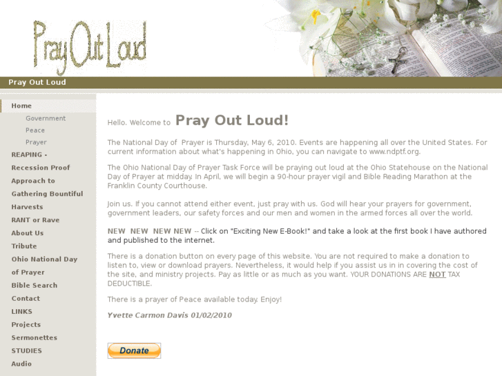 www.prayeroutloudweb.com