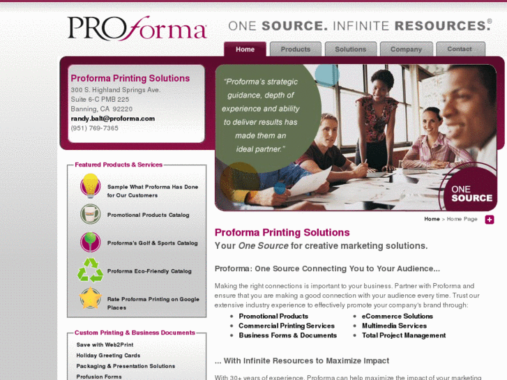 www.proformaprintingsolutions.com