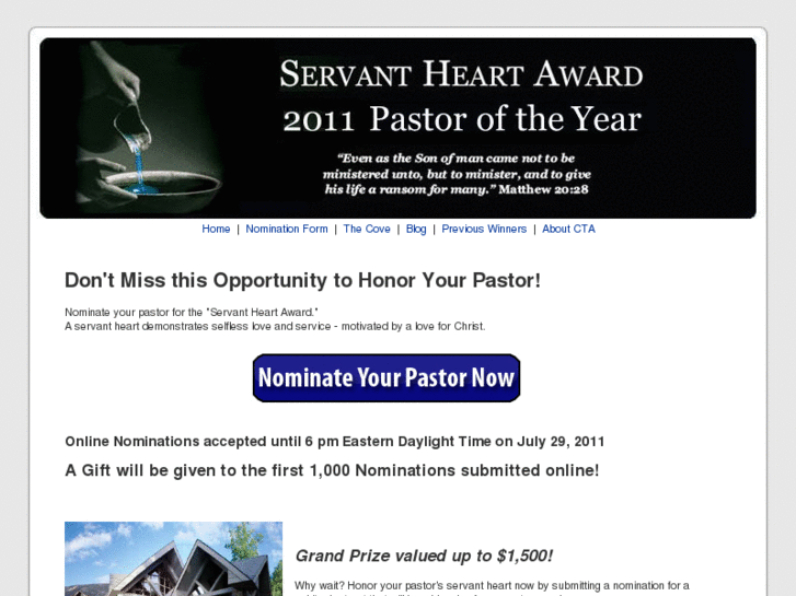 www.servantheartaward.org