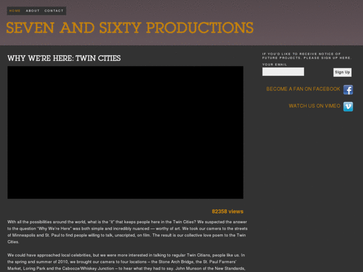 www.sevenandsixtyproductions.com