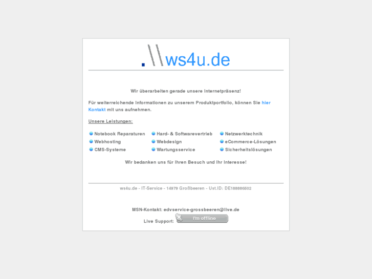 www.ws4u.de