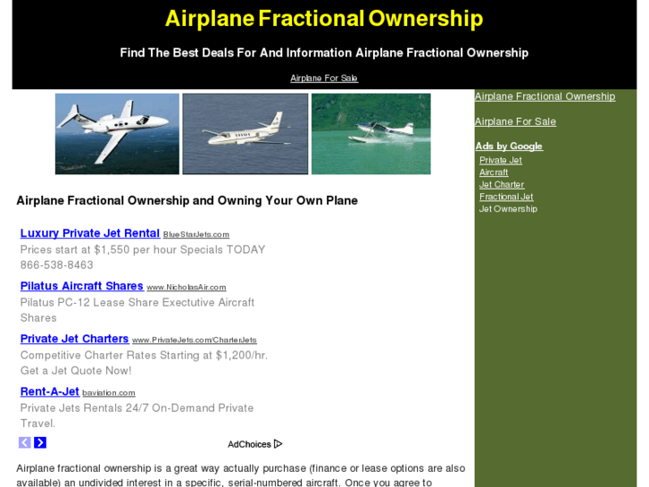 www.airplanefractionalownershipreview.com