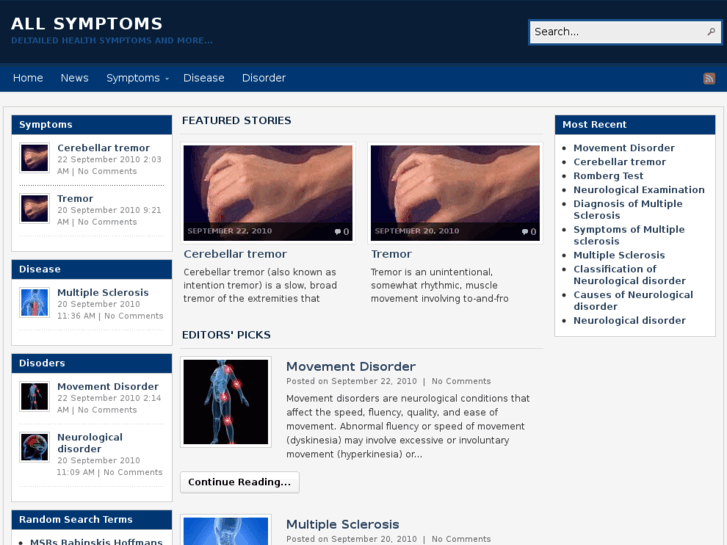 www.allsymptoms.info