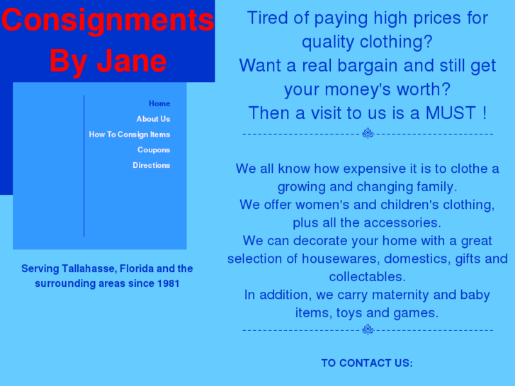 www.consignmentsbyjane.com